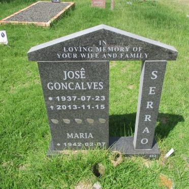 SERRAO Jose Goncalves 1937-2013 &amp; Maria 1942-