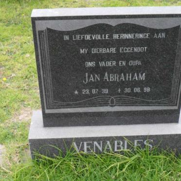 VENABLES Jan Abraham 1939-1998