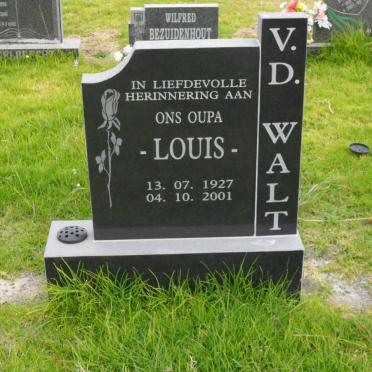 WALT Louis, v.d. 1927-2001
