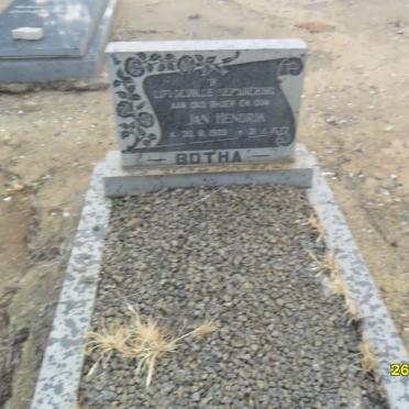 BOTHA Jan Hendrik 19??-1977