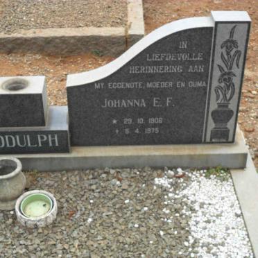 BIDDULPH Henry W. 1897-1977 &amp; Johanna E.F. 1906-1975