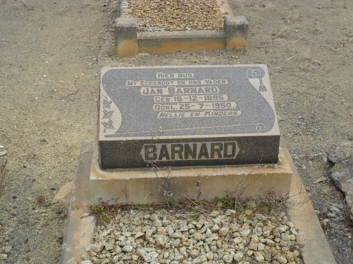 BARNARD Jan 1895-1950