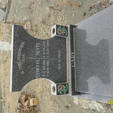 CARY Stoffel 1921-1992 &amp; Netty 1927-2009