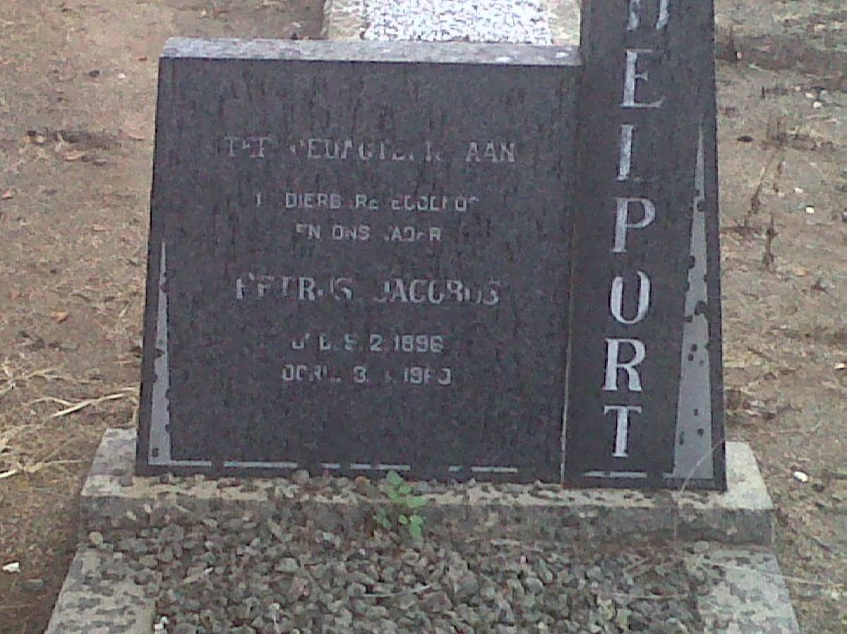 DELPORT Petrus Jacobus 1896-19?0