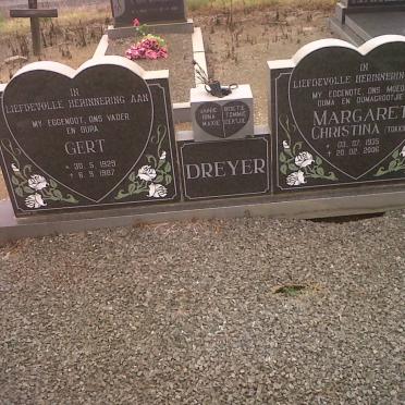 DREYER Gert 1929-1987 &amp; Margaret Christina 1935-2006