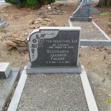FOUCHÉ Stephanus Jacobus 1914-1984
