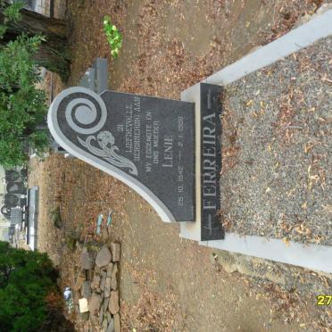 FERREIRA Lenie 1942-1988