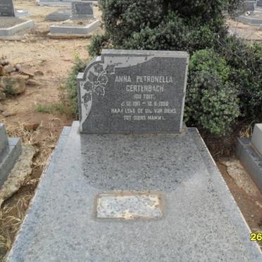 GERTENBACH Anna Petronella nee DU TOIT 1911-1958