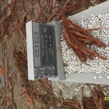 GEYSER Johannes M. 1980-1980