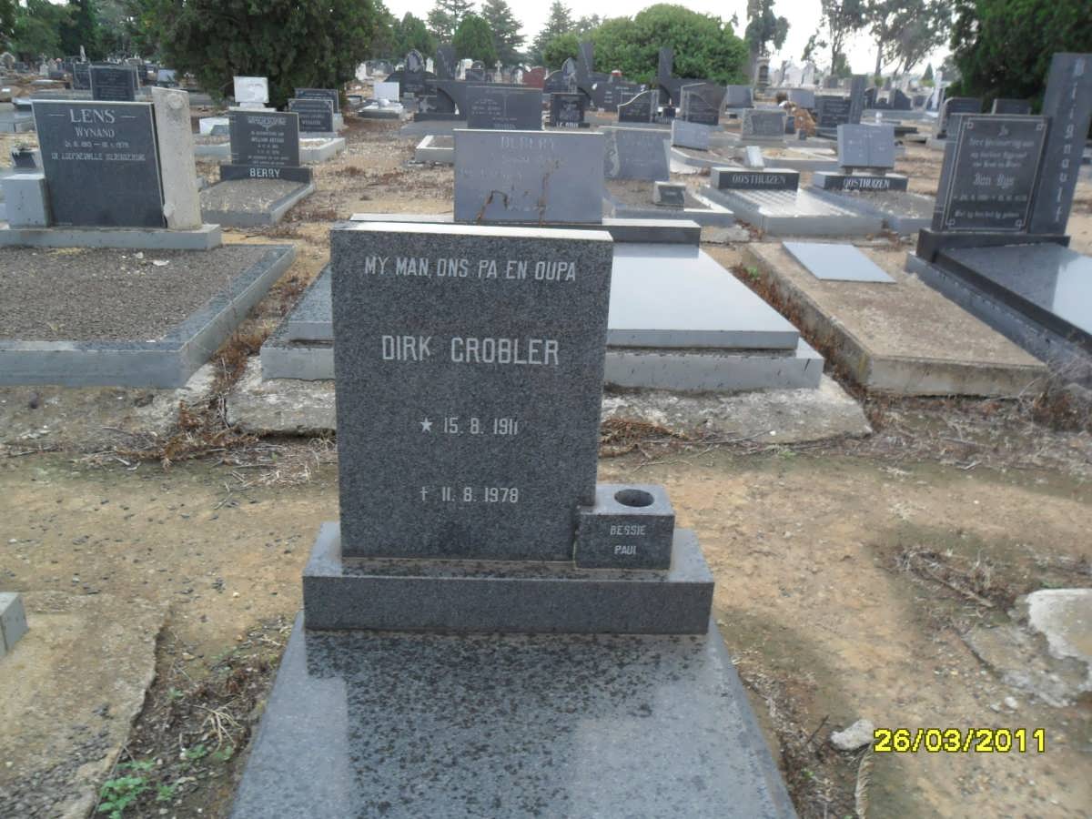 GROBLER Dirk 1911-1978