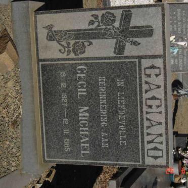 GAGIANO Cecil Michael 1927-1985