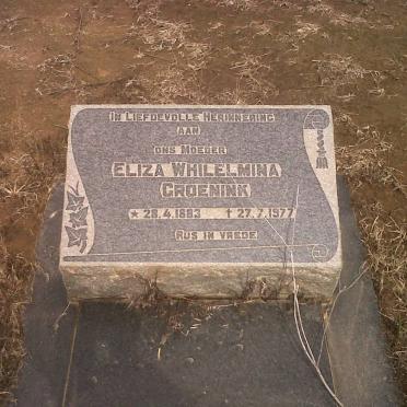 GROENINK Eliza Whilelmina 1883-1977