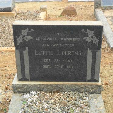 LOURENS Lettie 1949-1967