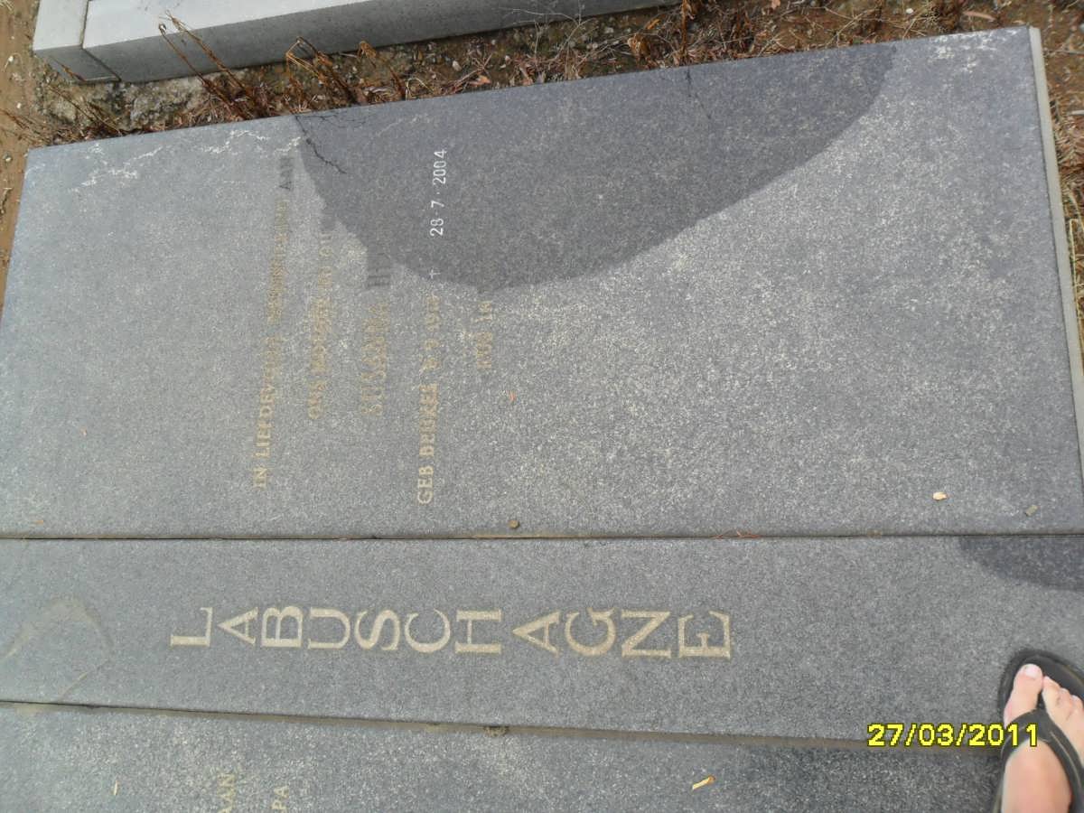 LABUSCHAGNE Susanna nee BEUKES 1919-2004