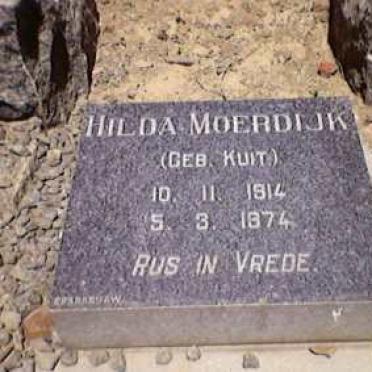 MOERDIJK Hilda nee KUIT 1914-1974