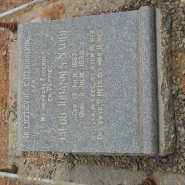 NAUDE Jacob Johannes 1887-1959