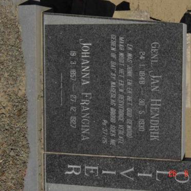 OLIVIER Jan Hendrik 1848-1930 &amp; Johanna Francina 1857-1927