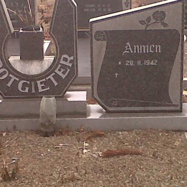 POTGIETER Sakkie 1942-1983 &amp; Annicn 1942-