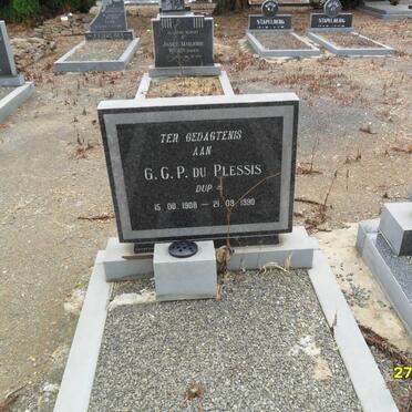 PLESSIS G.C.P., du 1908-1990