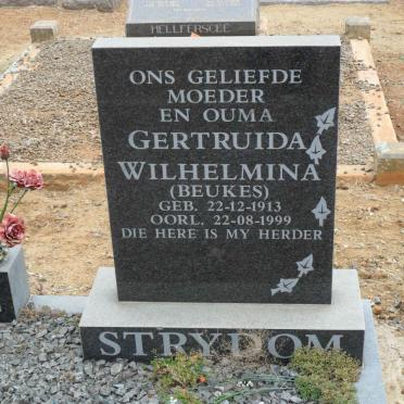 STRYDOM Gertruida Wilhelmina nee BEUKES 1913-1999
