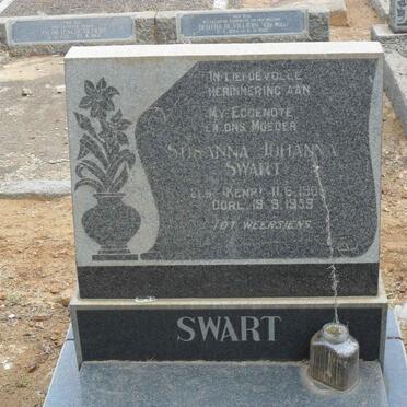 SWART Susanna Johanna 1905-1959