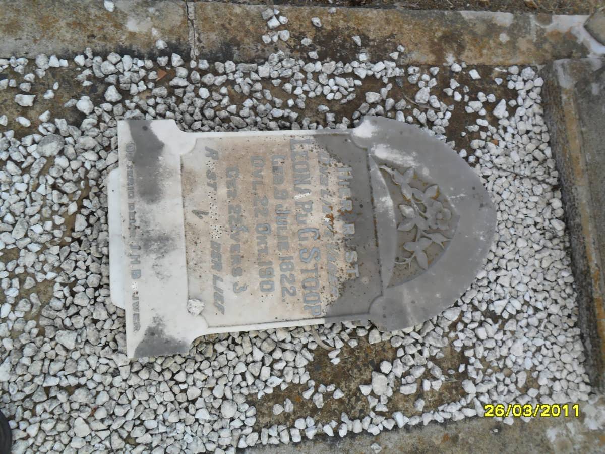 STOOP Leonard G. 1822-1901