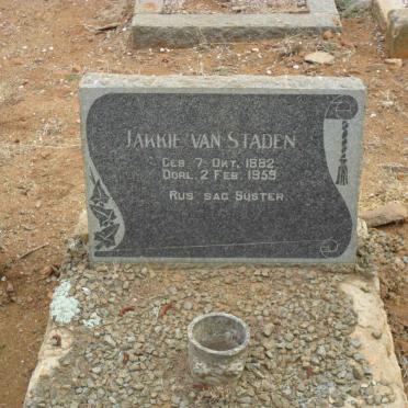 STADEN Jakkie, van 1882-1959