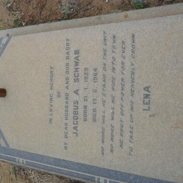 SCHWAB Jacobus A. 1929-1964