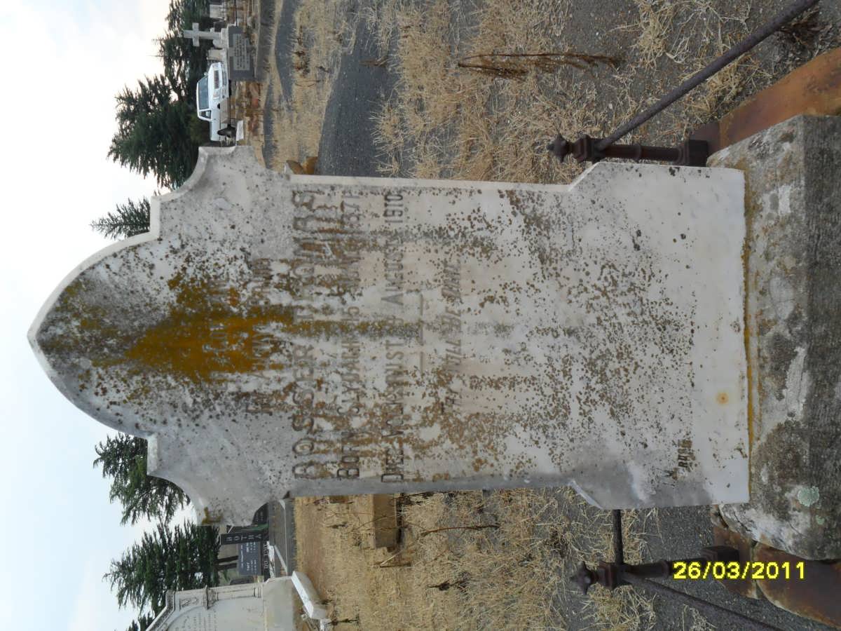 THOMAS Rosser 1871-1910