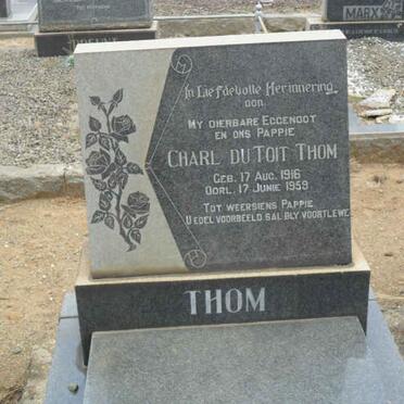 THOM Charl Du Toit 1916-1959