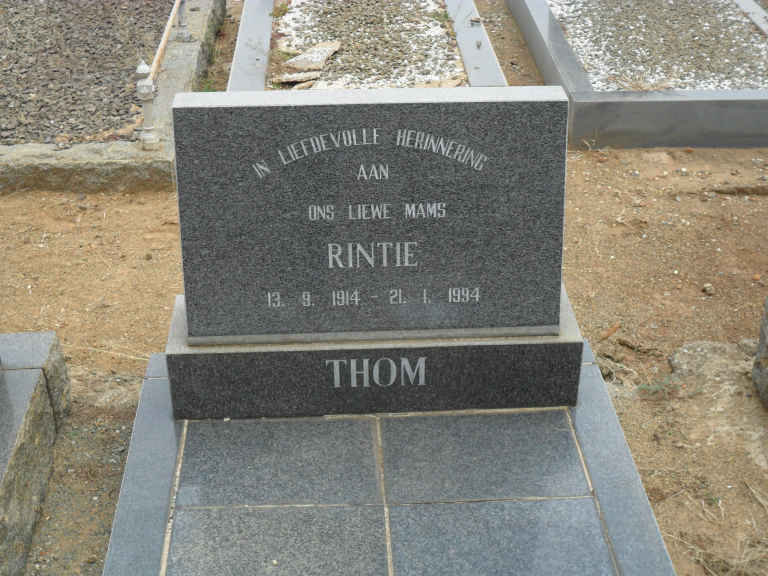 THOM Rintie 1914-1994