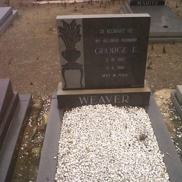 WEAVER George E. 1907-1986