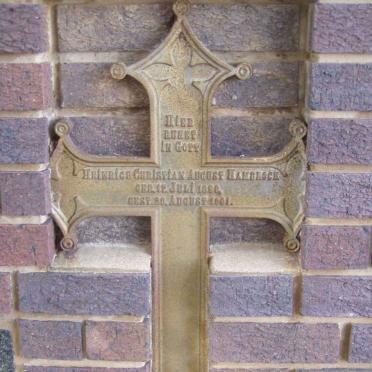 HAMBROCK Heinrich Christian August 1899-1901