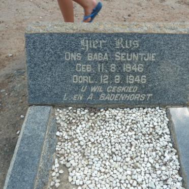 BADENHORST 1946-1946