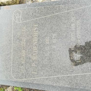 BADENHORST I.P. 1914-1979
