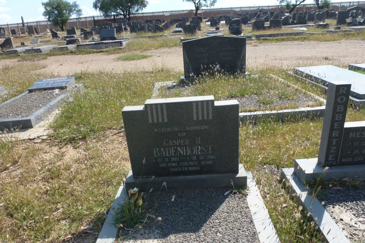 BADENHORST Casper H. 1963-1995