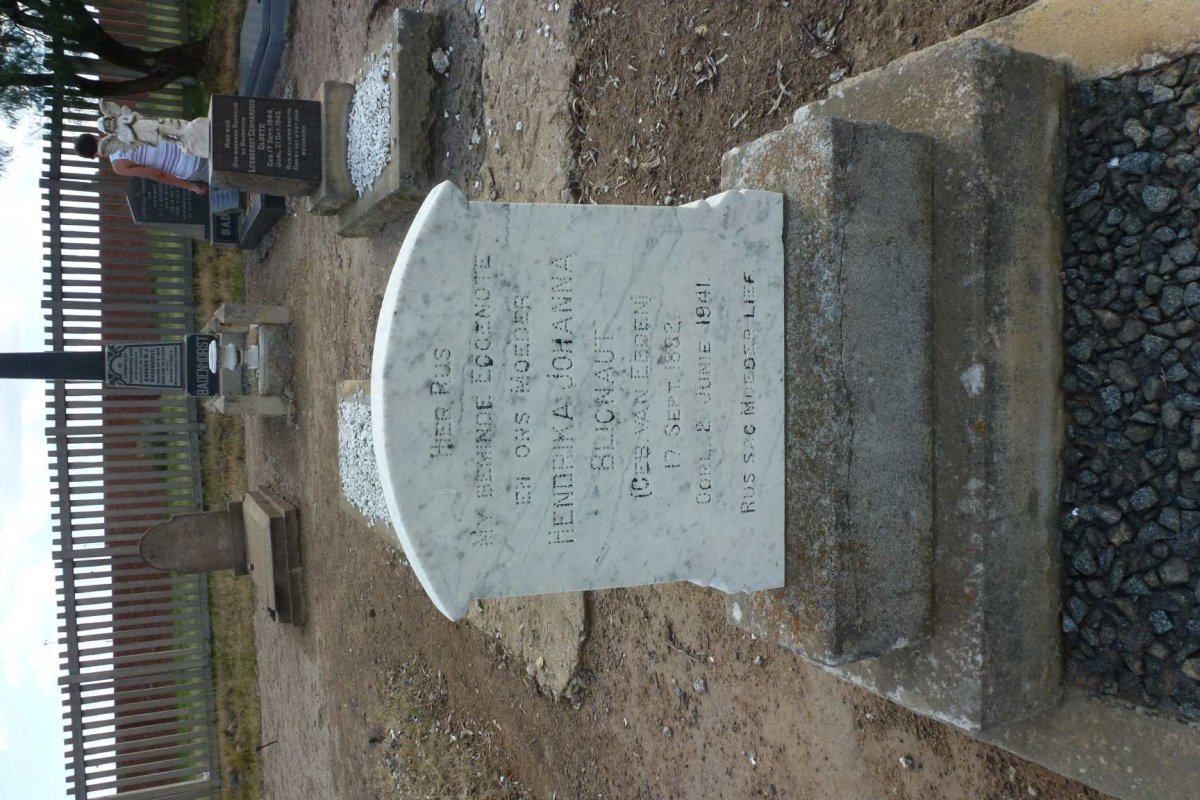 BLIGNAUT Hendrika Johanna nee VAN EEDEN 1882-1941