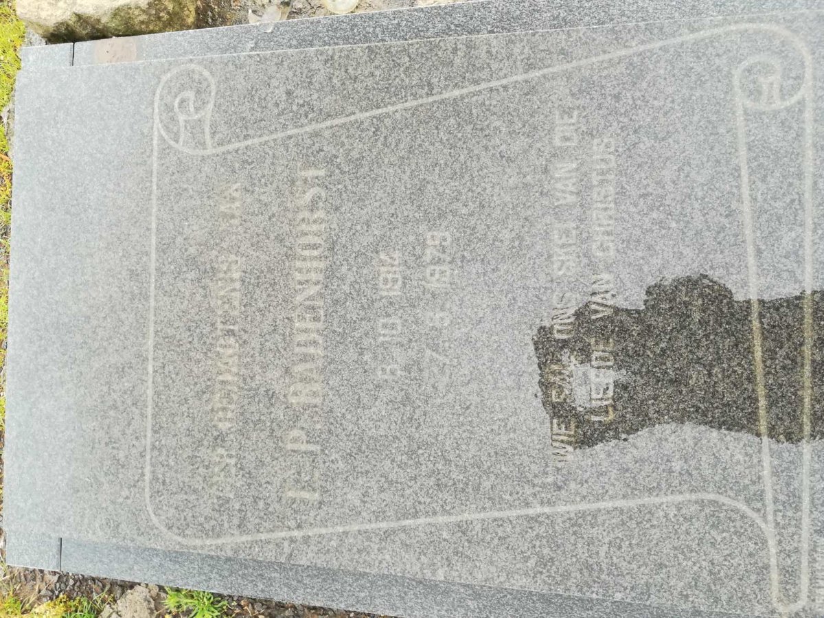 BADENHORST I.P. 1914-1979