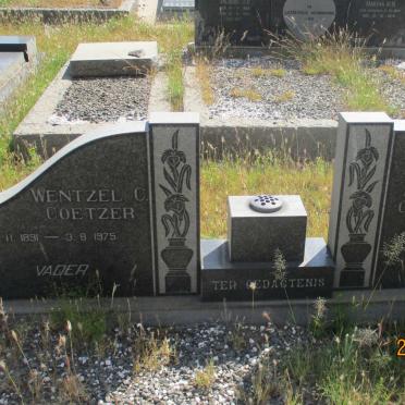 COETZER Wentzel C. 1891-1975 & Maria S. 1909-1990
