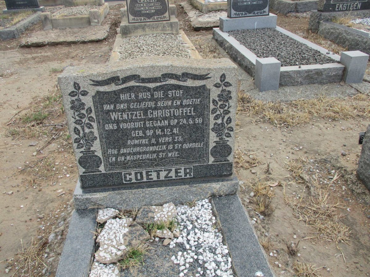 COETZER Wentzel Christoffel 1941-1950