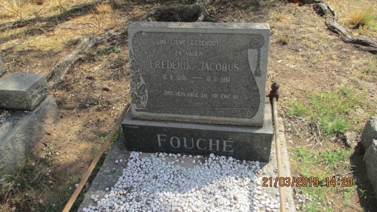 FOUCHE Frederik Jacobus 1906-1961