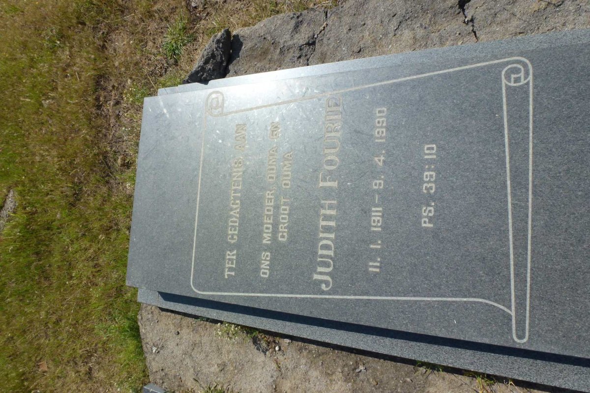 FOURIE Judith 1911-1990