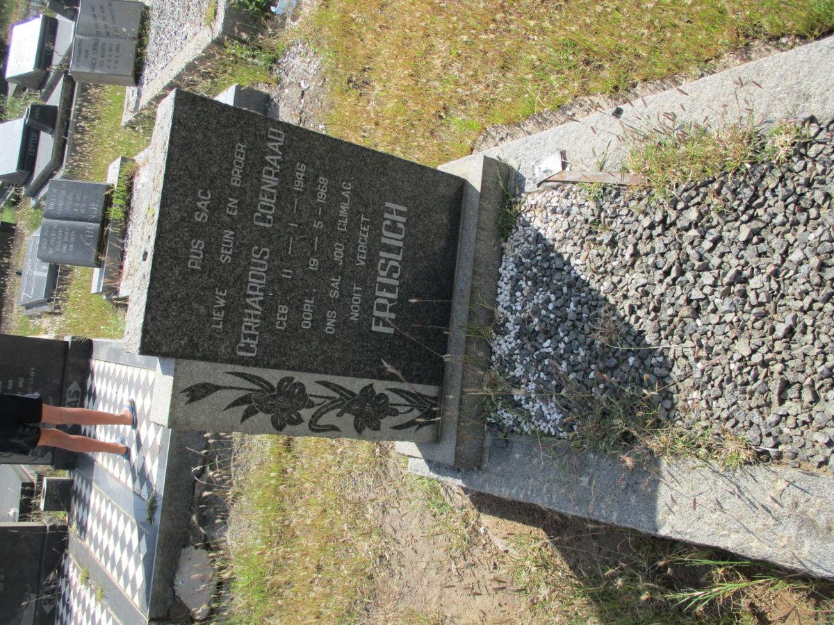 FREISLICH Gerhardus Coenraad 1946-1968