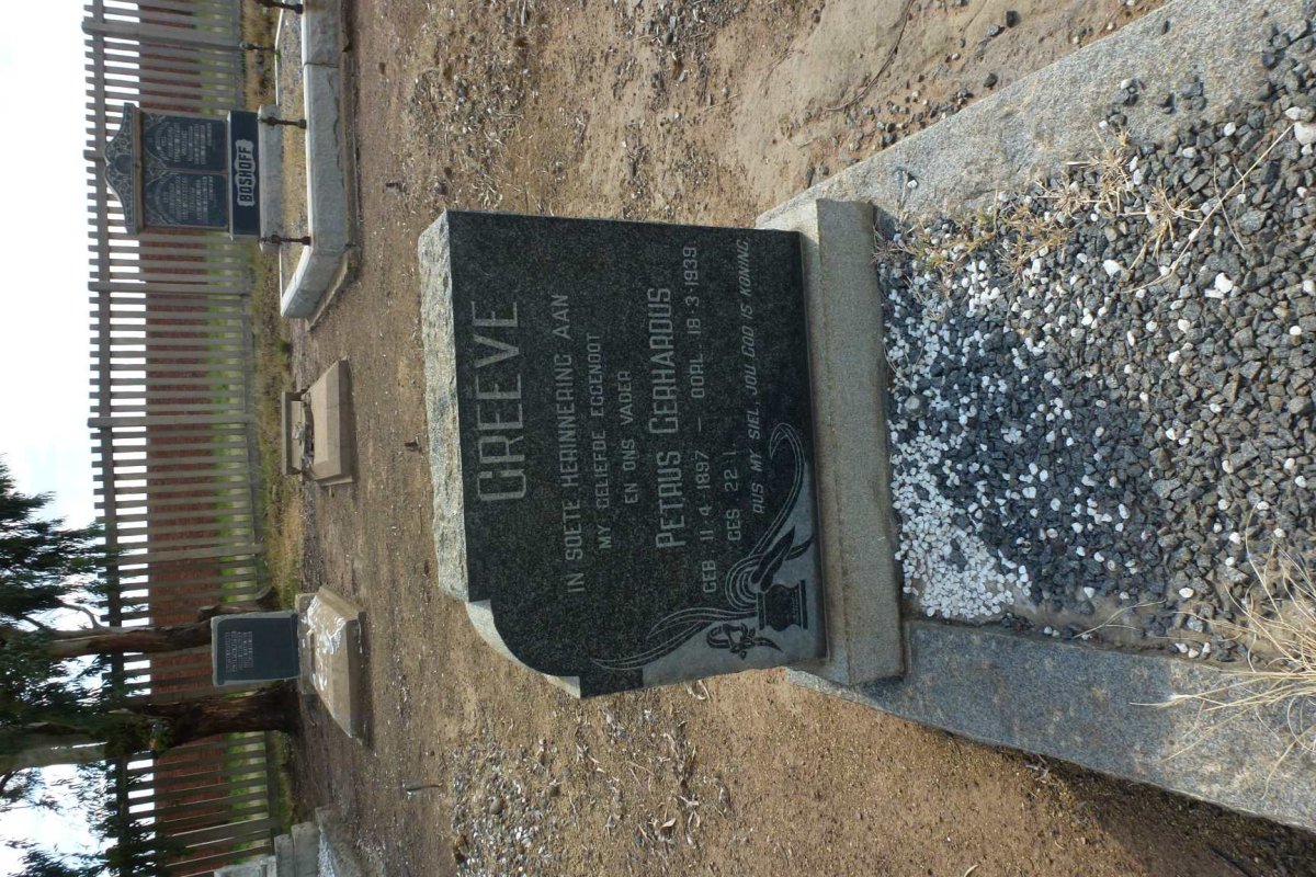 GREEVE Petrus Gerhardus 1897-1939