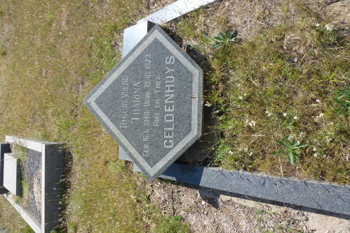 GELDENHUYS Tharina 1948-1973