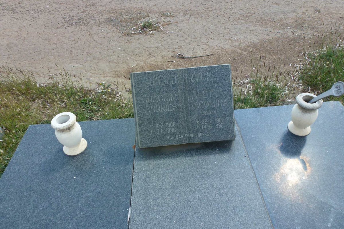 HEYDENRYCH Joachim Andries 1909-1996 & Aletta Jacomina BECKER 1913-1992