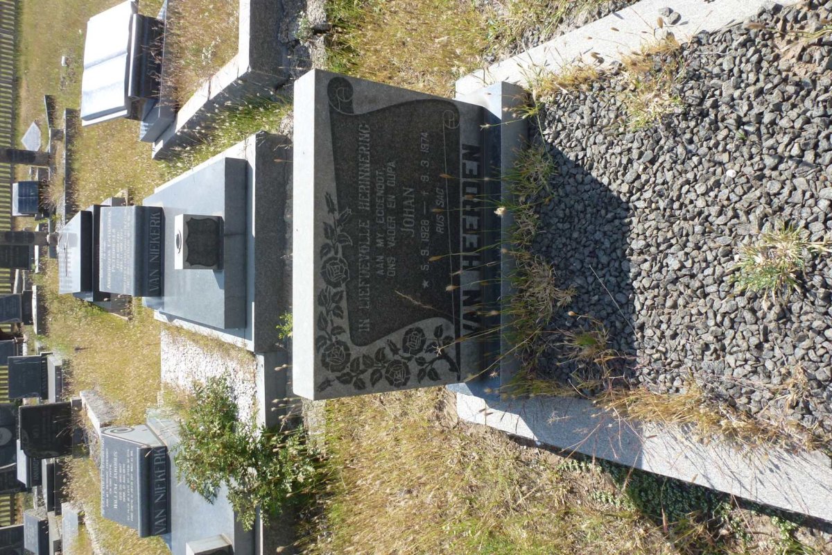 HEERDEN Johan, van 1928-1974