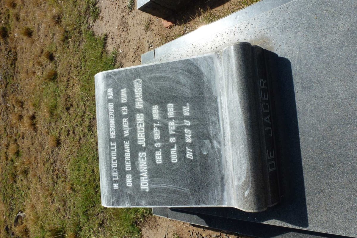 JAGER Johannes Jurgens, de 1896-1969