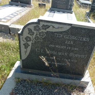 MOOLMAN C.E. 1884-1973