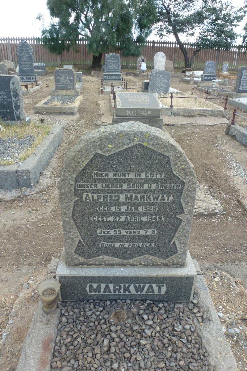 MARKWAT Alfred 1926-1949